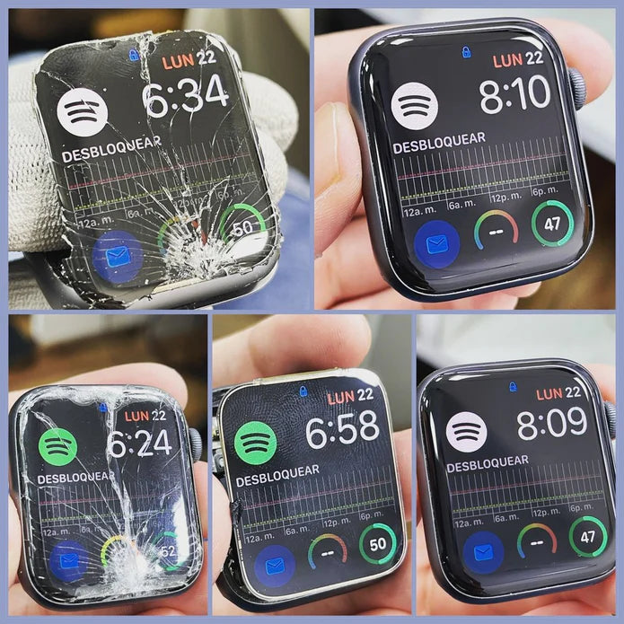 Cambio De Glass Apple Watch S7 41MM/45MM (Incluye Instalacion)