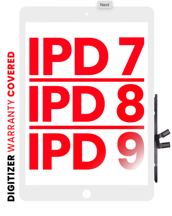 Cambio de Tactil iPad 9 (A2604/A2603/A2605)