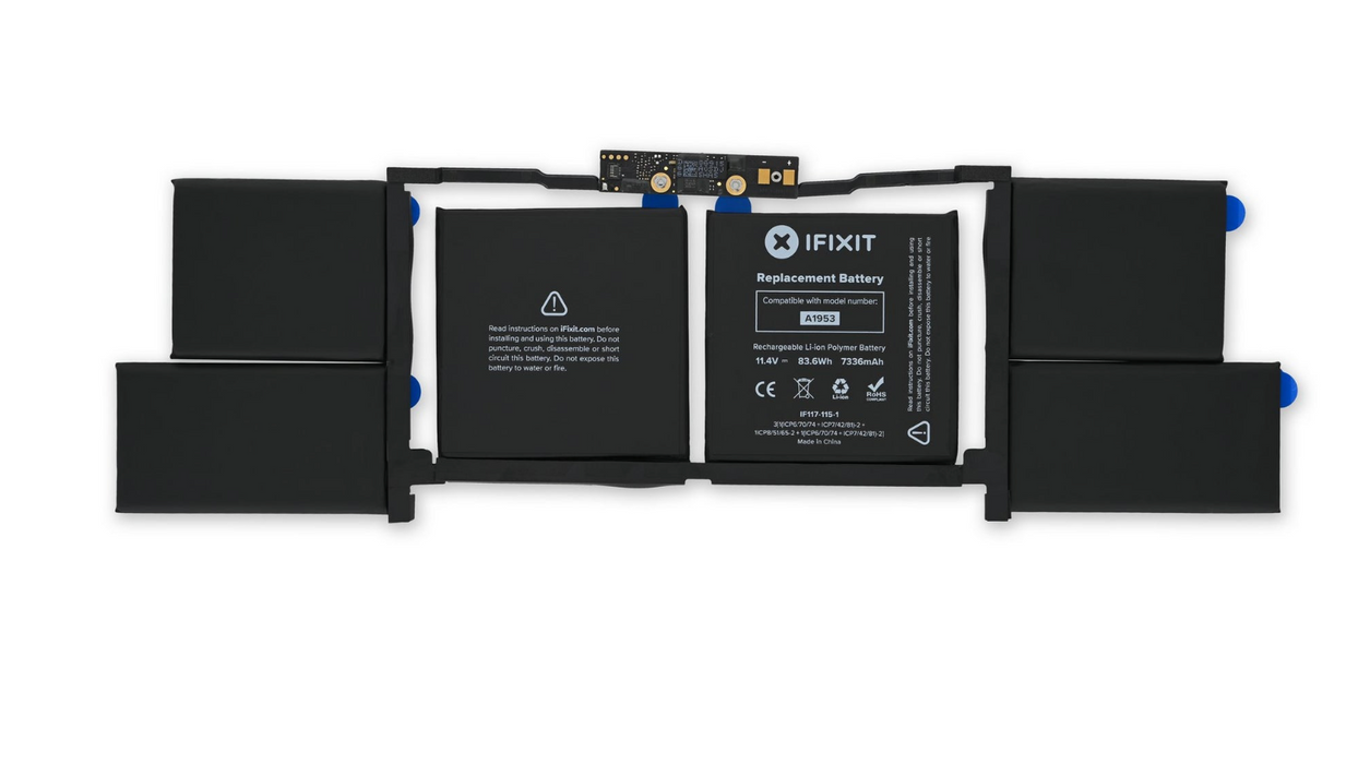 Cambio de Batería MacBook Pro 15" Touch Bar A1990 (2018–2019) | Batería A1953
