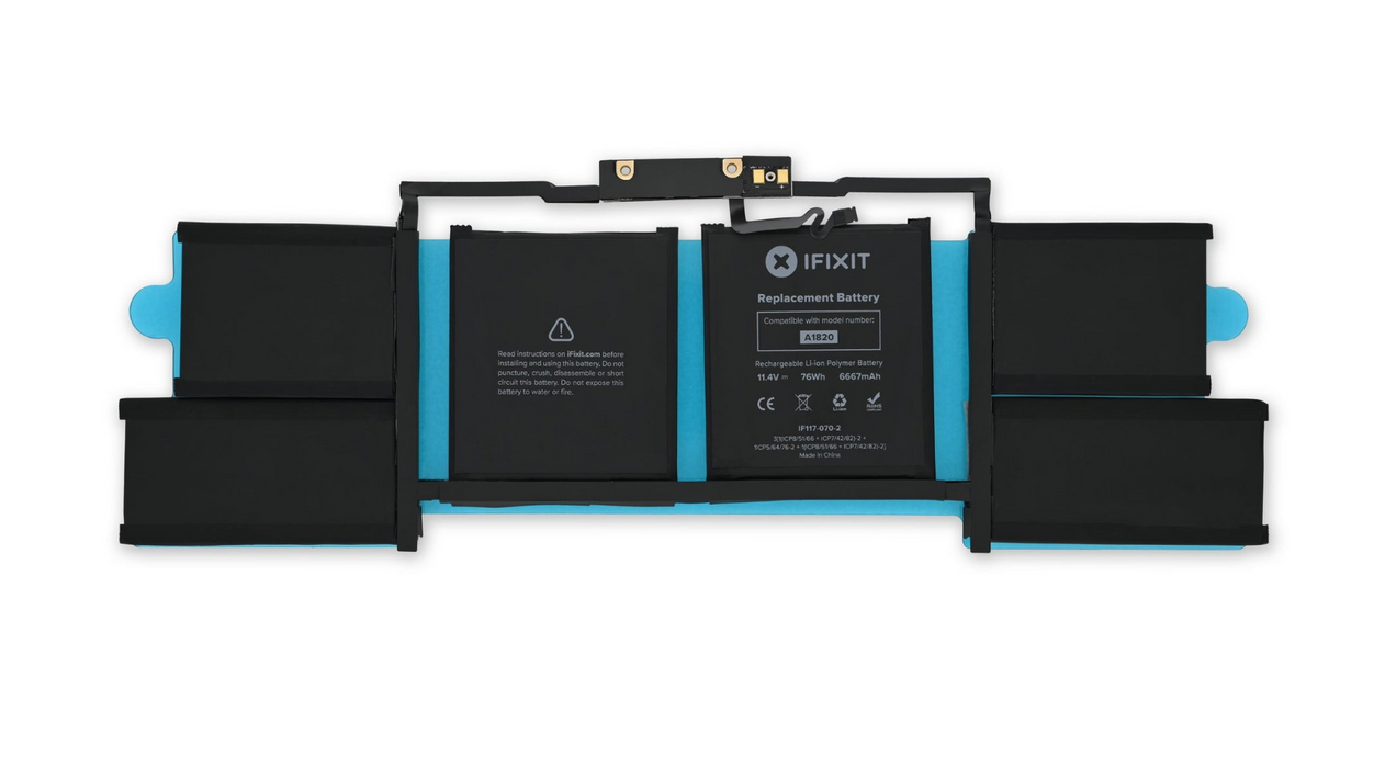 Cambio de Batería MacBook Pro 15" Touch Bar A1707 (2016–2017) | Batería A1820