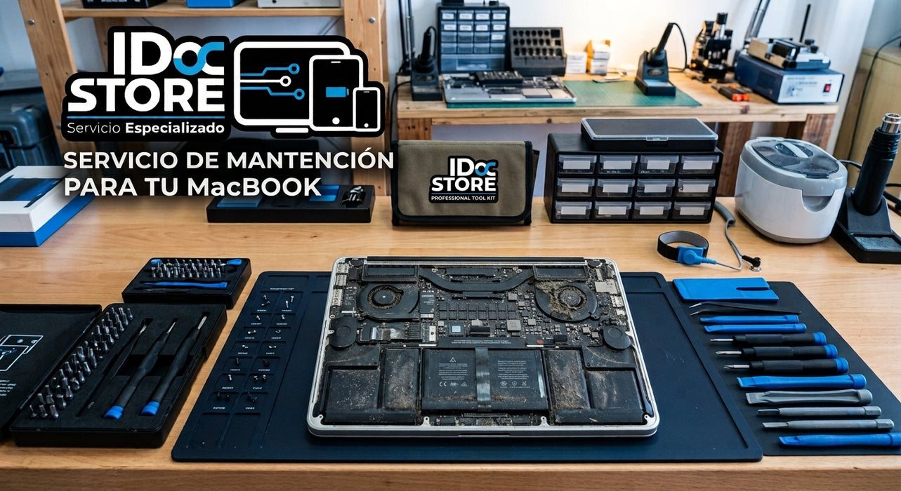 Servicio de mantención y limpieza para MacBook - IDocStore