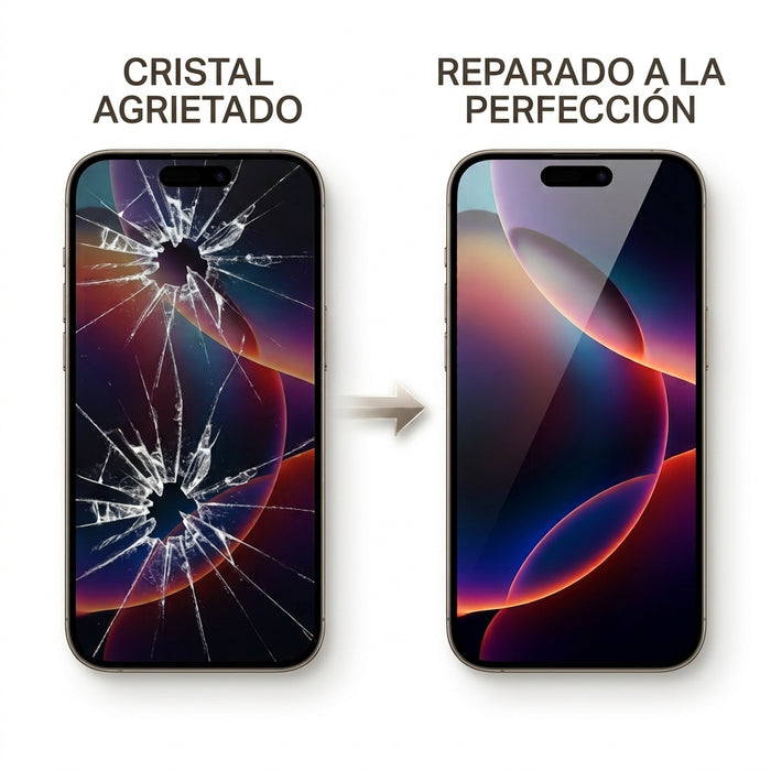 Cambio de Glass iPhone 16 Pro Max | Vidrio de Pantalla, Instalación Incluida