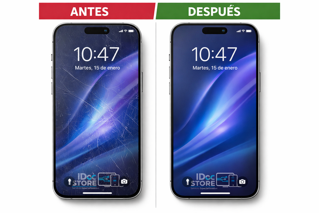 Pulido de Pantalla iPhone 17 | Eliminación de Rayones