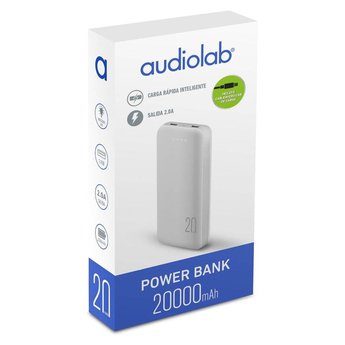 Power Bank Audiolab 20.000 mAh Blanco
