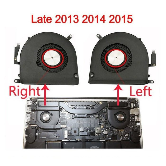 Ventilador Macbook Pro Retina 15 "A1398 Cooler Later 2013 2014 2015