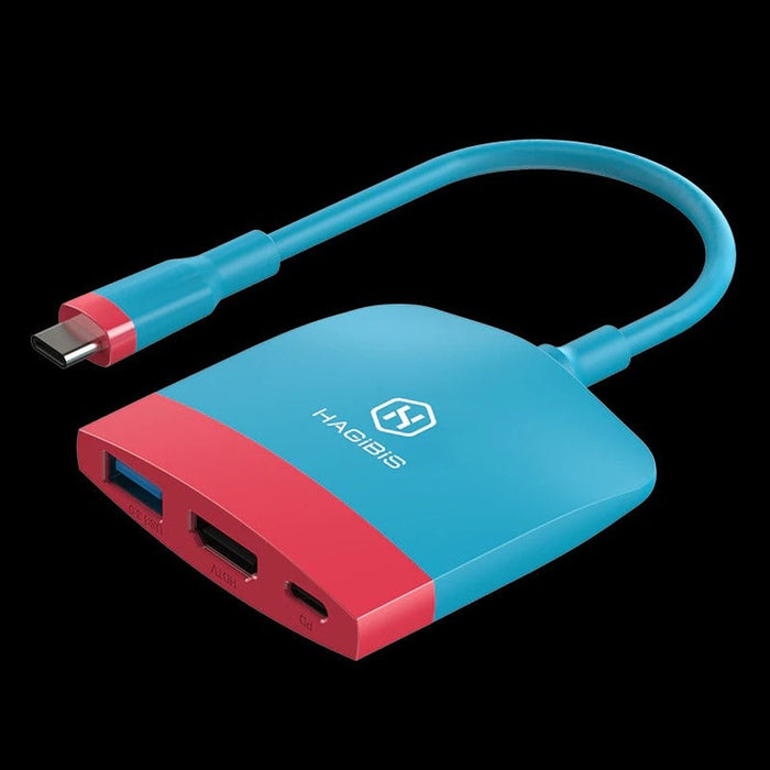 Estacion de acoplamiento portátil 4K, USB C, HDMI, USB 3.0, carga para Nintendo Switch, Macbook